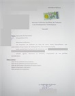 Demande d'autorisation d'exportation des produits miniers